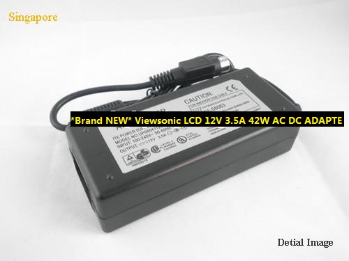 *Brand NEW*LSE9901B1260 12V 3.5A 42W AC DC ADAPTHE Viewsonic LCD 12B27-0428 12B27-0428 POWER SUPPLY - Click Image to Close